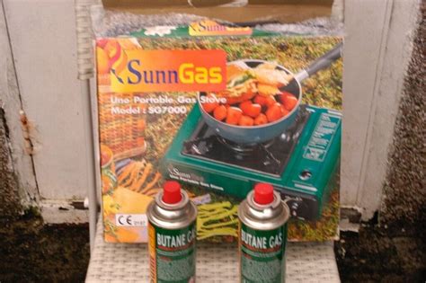 sunn gas camping cooker